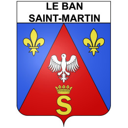 Stickers coat of arms Le Ban-Saint-Martin adhesive sticker
