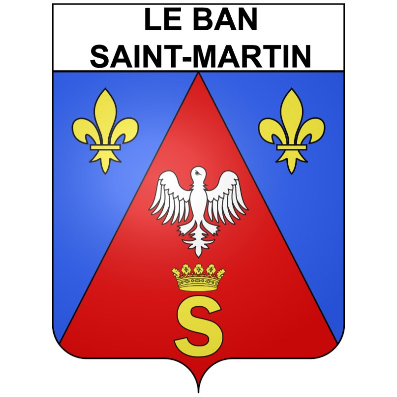 Stickers coat of arms Le Ban-Saint-Martin adhesive sticker