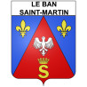 Le Ban-Saint-Martin 57 ville Stickers blason autocollant adhésif