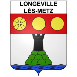 Longeville-lès-Metz 57 ville Stickers blason autocollant adhésif