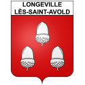 Longeville-lès-Saint-Avold Sticker wappen, gelsenkirchen, augsburg, klebender aufkleber
