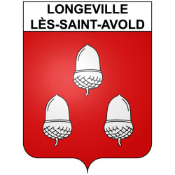 Longeville-lès-Saint-Avold Sticker wappen, gelsenkirchen, augsburg, klebender aufkleber