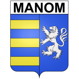 Manom 57 ville Stickers blason autocollant adhésif
