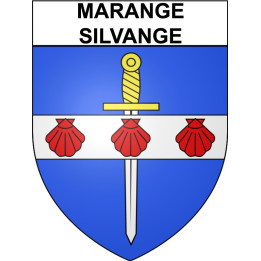 Marange-Silvange 57 ville Stickers blason autocollant adhésif