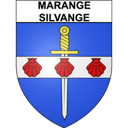 Marange-Silvange Sticker wappen, gelsenkirchen, augsburg, klebender aufkleber