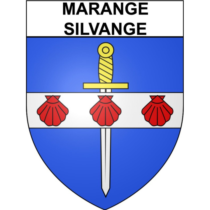 Stickers coat of arms Marange-Silvange adhesive sticker