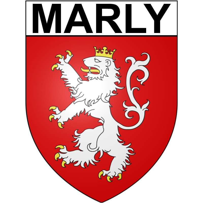Adesivi stemma Marly adesivo