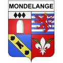 Mondelange 57 ville Stickers blason autocollant adhésif