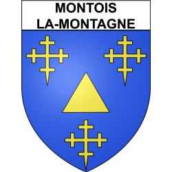 Montois-la-Montagne Sticker wappen, gelsenkirchen, augsburg, klebender aufkleber