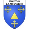 Montois-la-Montagne 57 ville Stickers blason autocollant adhésif
