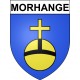 Stickers coat of arms Morhange adhesive sticker