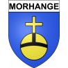 Morhange Sticker wappen, gelsenkirchen, augsburg, klebender aufkleber