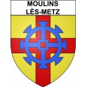 Moulins-lès-Metz 57 ville Stickers blason autocollant adhésif