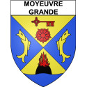 Adesivi stemma Moyeuvre-Grande adesivo