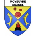 Moyeuvre-Grande 57 ville Stickers blason autocollant adhésif