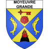 Adesivi stemma Moyeuvre-Grande adesivo