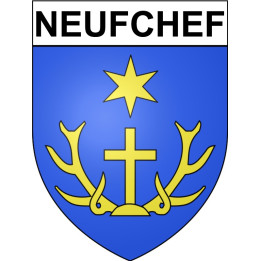 Neufchef Sticker wappen, gelsenkirchen, augsburg, klebender aufkleber