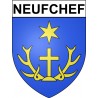 Neufchef 57 ville Stickers blason autocollant adhésif