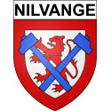 Nilvange Sticker wappen, gelsenkirchen, augsburg, klebender aufkleber
