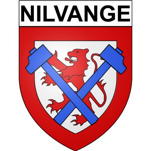 Stickers coat of arms Nilvange adhesive sticker