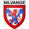 Nilvange 57 ville Stickers blason autocollant adhésif