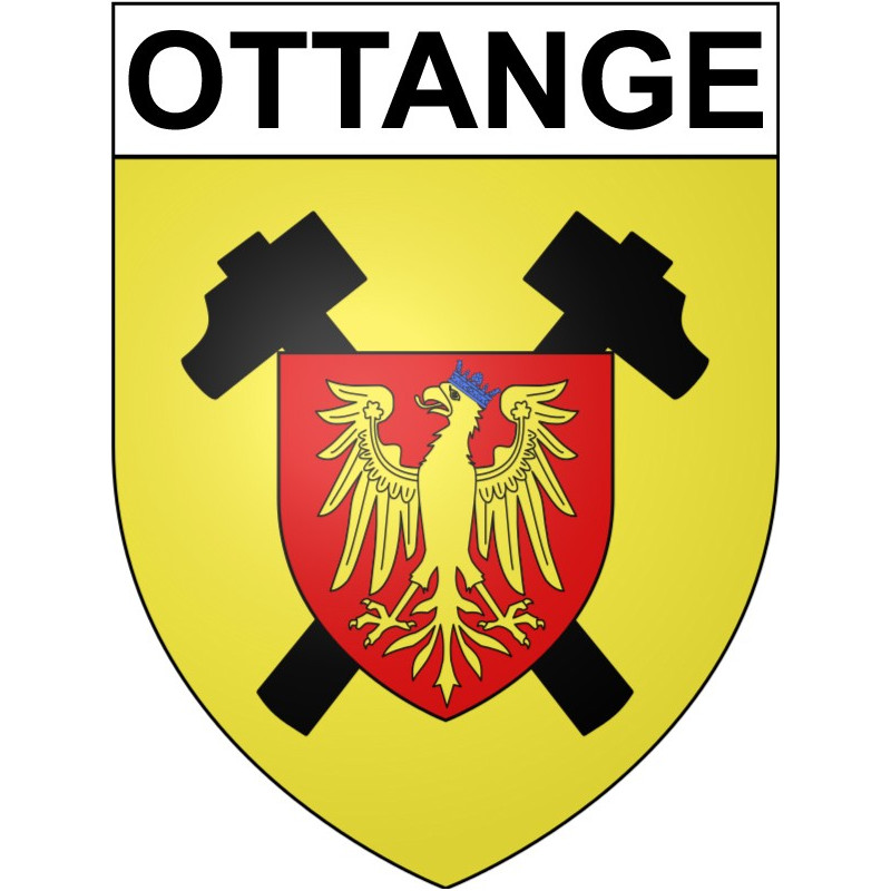 Ottange 57 ville Stickers blason autocollant adhésif