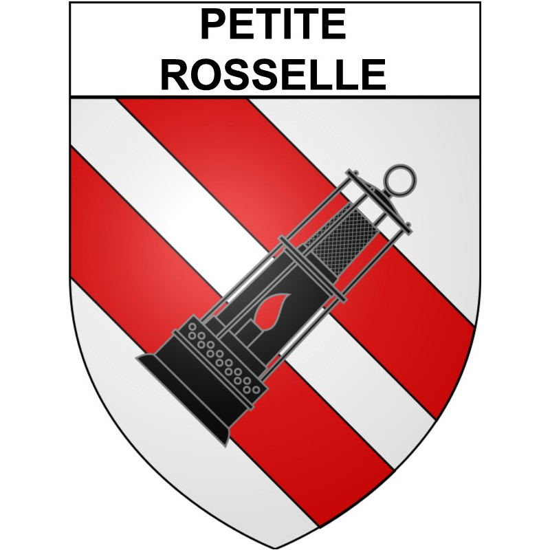 Stickers coat of arms Petite-Rosselle adhesive sticker
