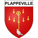 Plappeville 57 ville Stickers blason autocollant adhésif