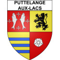 Puttelange-aux-Lacs Sticker wappen, gelsenkirchen, augsburg, klebender aufkleber