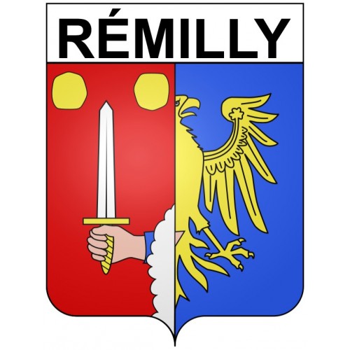 Adesivi stemma Rémilly adesivo