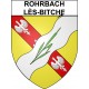 Rohrbach-lès-Bitche Sticker wappen, gelsenkirchen, augsburg, klebender aufkleber