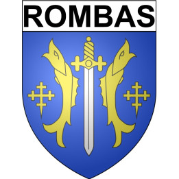 Stickers coat of arms Rombas adhesive sticker