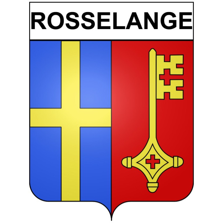 Rosselange 57 ville Stickers blason autocollant adhésif