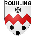 Rouhling Sticker wappen, gelsenkirchen, augsburg, klebender aufkleber