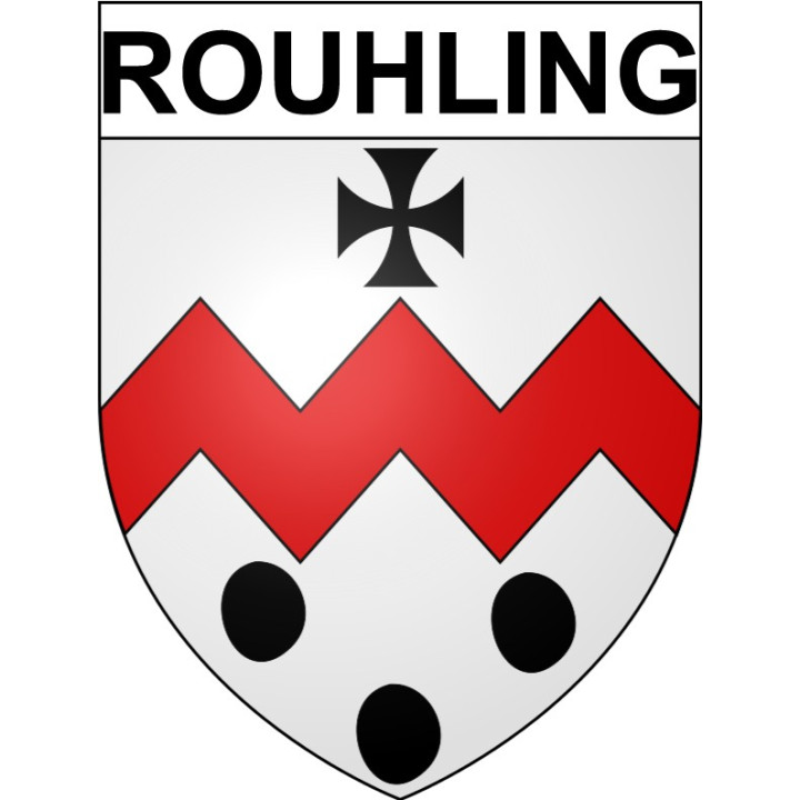 Stickers coat of arms Rouhling adhesive sticker