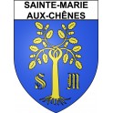 Sainte-Marie-aux-Chênes 57 ville Stickers blason autocollant adhésif