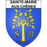 Stickers coat of arms Sainte-Marie-aux-Chênes adhesive sticker