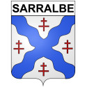 Sarralbe Sticker wappen, gelsenkirchen, augsburg, klebender aufkleber