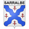 Sarralbe Sticker wappen, gelsenkirchen, augsburg, klebender aufkleber