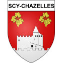 Stickers coat of arms Scy-Chazelles adhesive sticker