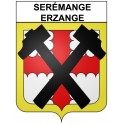 Serémange-Erzange 57 ville Stickers blason autocollant adhésif