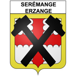 Serémange-Erzange Sticker wappen, gelsenkirchen, augsburg, klebender aufkleber