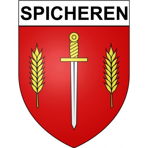 Spicheren 57 ville Stickers blason autocollant adhésif