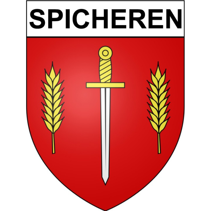 Spicheren 57 ville Stickers blason autocollant adhésif