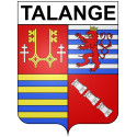Talange Sticker wappen, gelsenkirchen, augsburg, klebender aufkleber