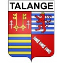 Talange 57 ville Stickers blason autocollant adhésif