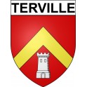 Terville 57 ville Stickers blason autocollant adhésif