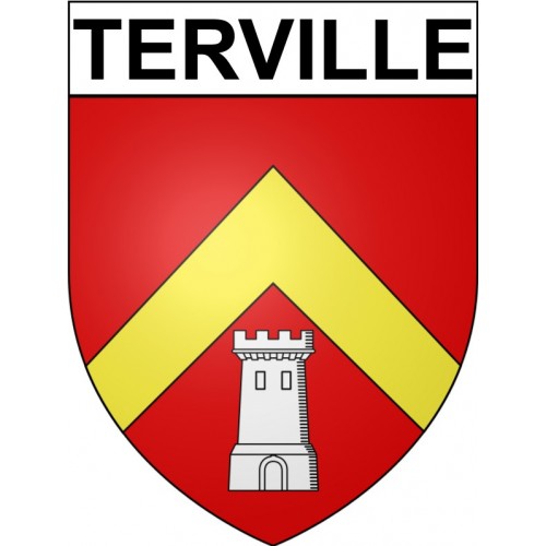Terville 57 ville Stickers blason autocollant adhésif