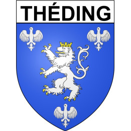 Stickers coat of arms Théding adhesive sticker