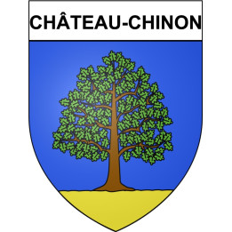 Château-Chinon 58 ville Stickers blason autocollant adhésif